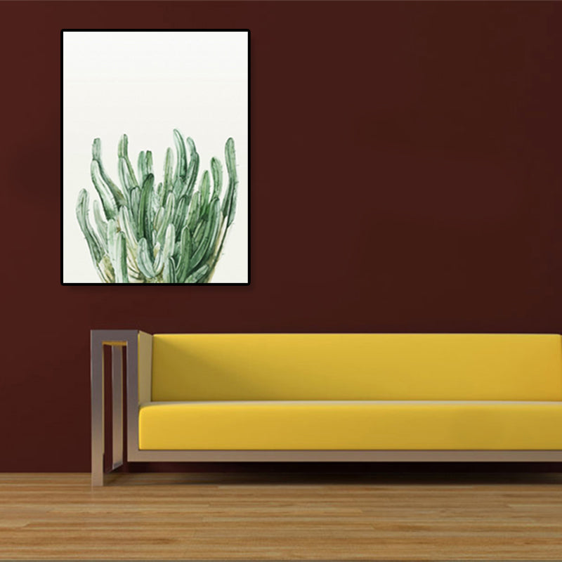 Minimalistic Botanics Canvas Print Soft Color Textured Wall Art for Kitchen, Multiple Sizes